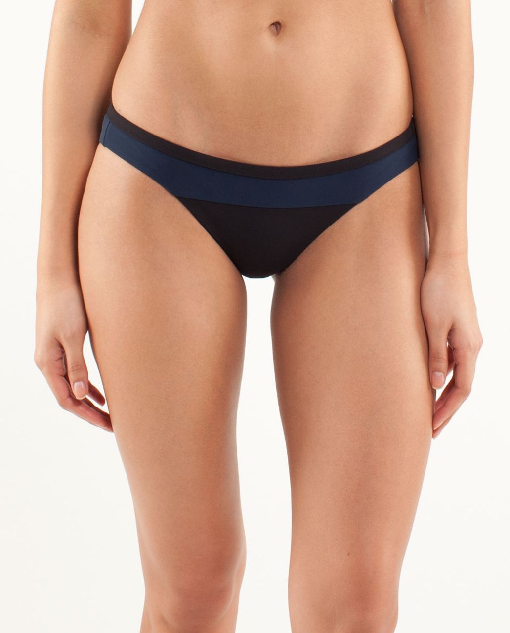 Lululemon Coastal Om Bikini Bottom - Black / Inkwell