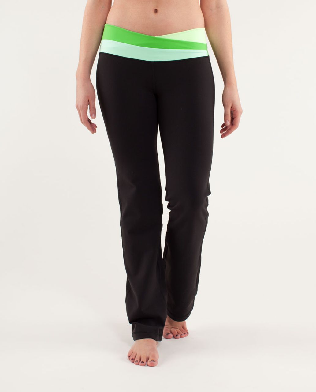 Lululemon Astro Pant (Regular) - Black / Faded Zap / Frond - lulu