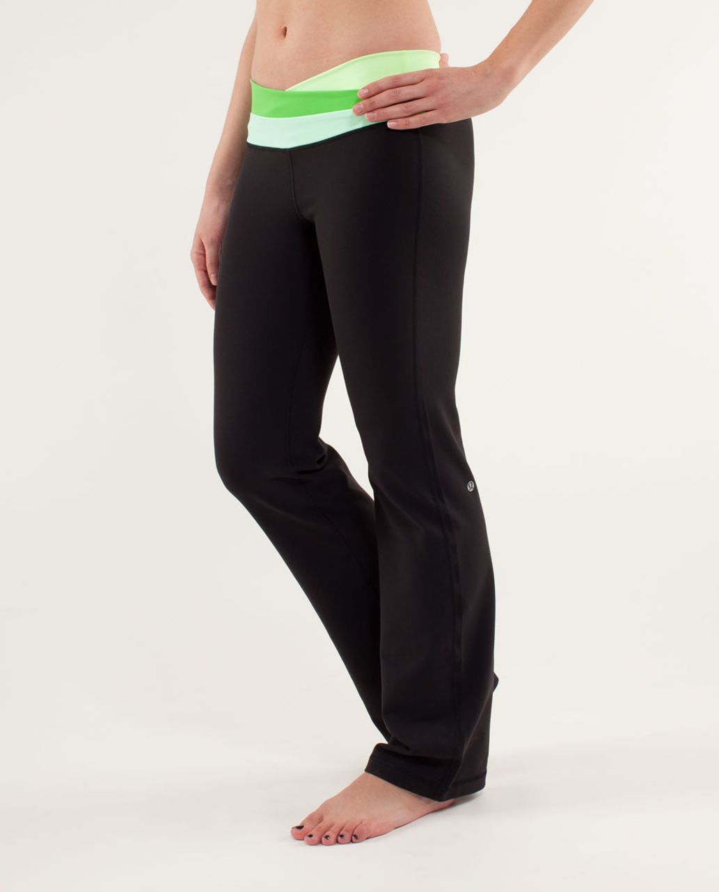 Lululemon Astro Pant (Regular) - Black / Faded Zap / Frond