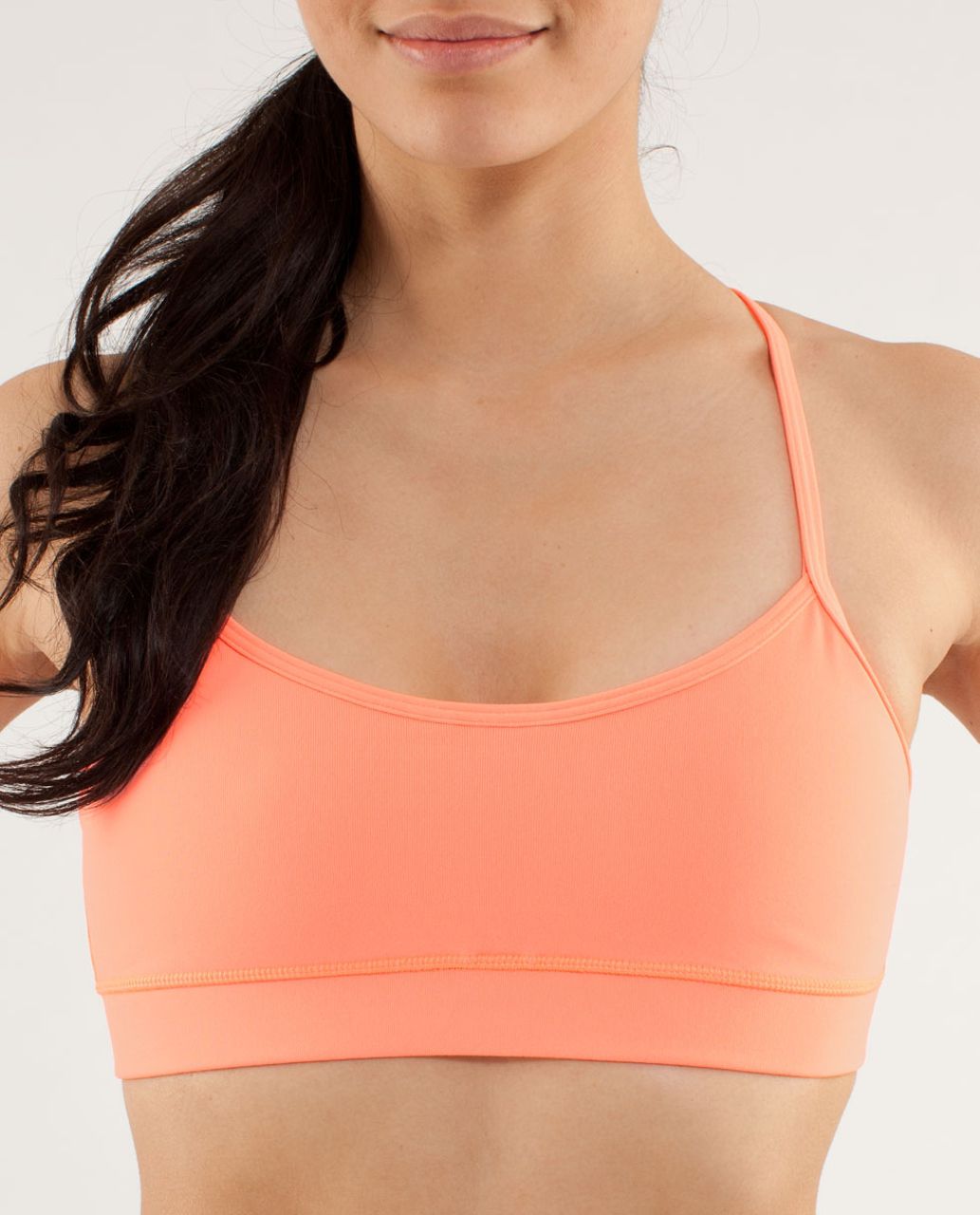 Lululemon Flow Y Bra IV - Pop Orange