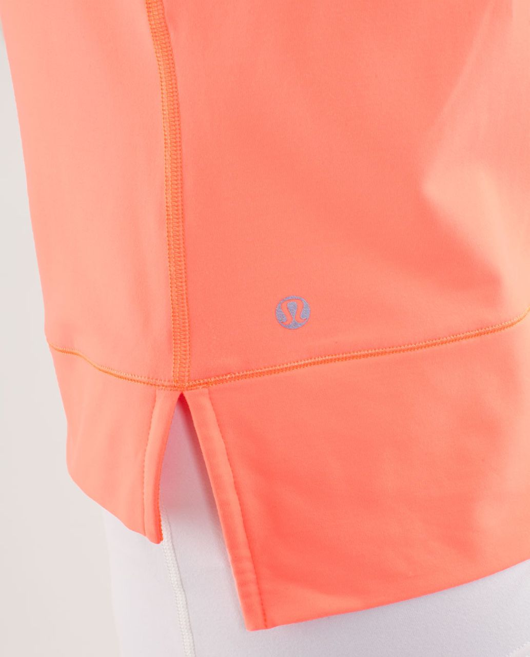 Lululemon Run:  Warm Up Crew - Pop Orange