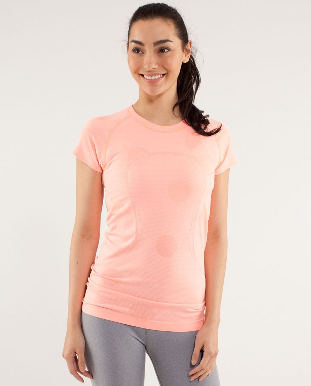 Lululemon Run:  Swiftly Tech Short Sleeve - Pop Orange