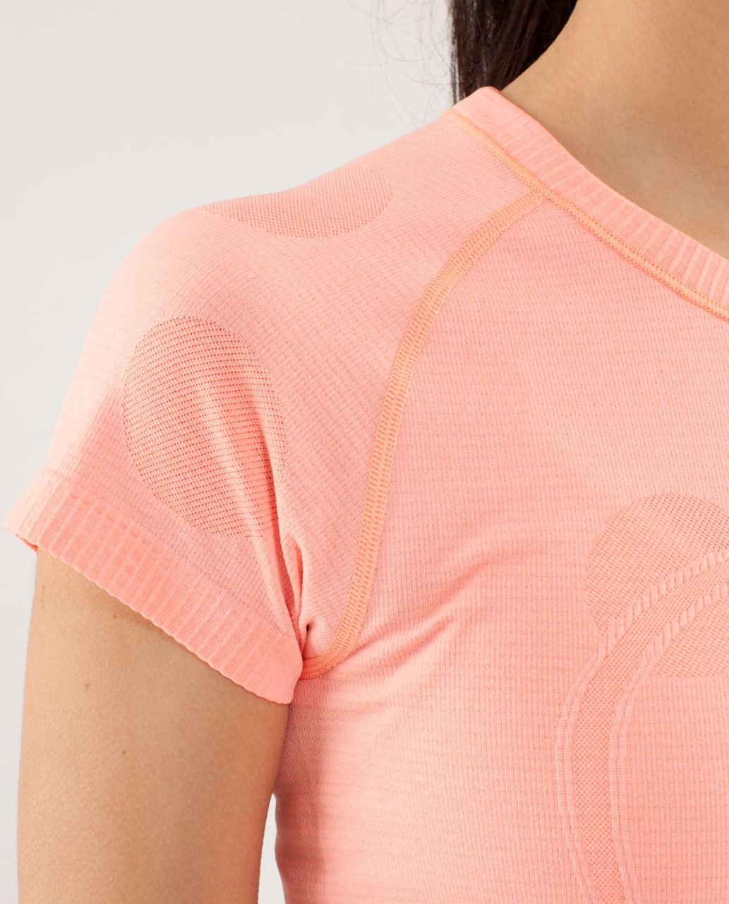 Lululemon Run:  Swiftly Tech Short Sleeve - Pop Orange