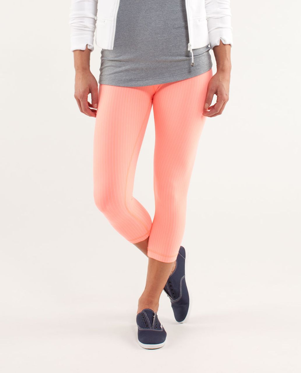 Lululemon Wunder Under Crop - Pop Orange