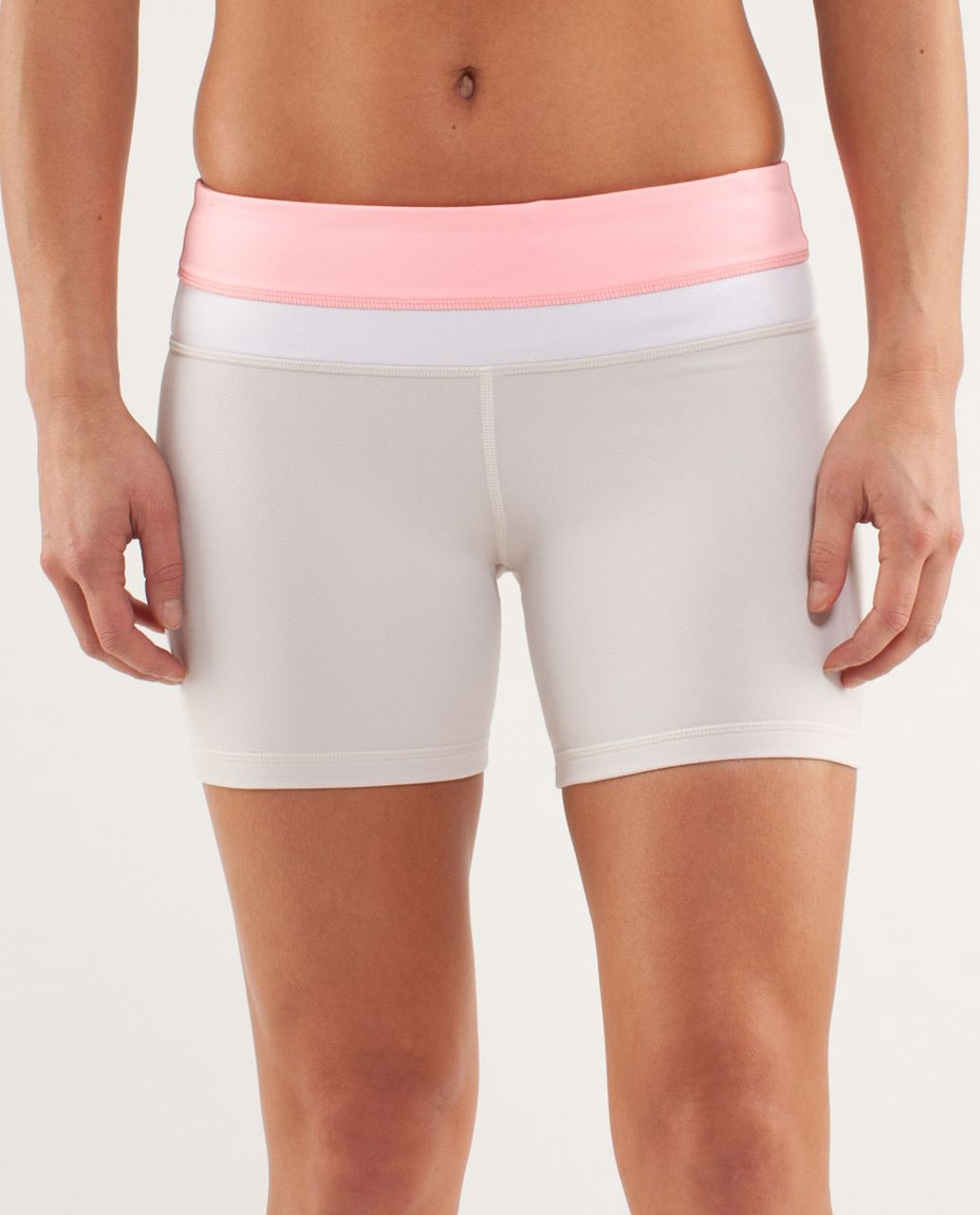 Lululemon Reverse Groove Short (Regular) - Dune / Bleached Coral ...