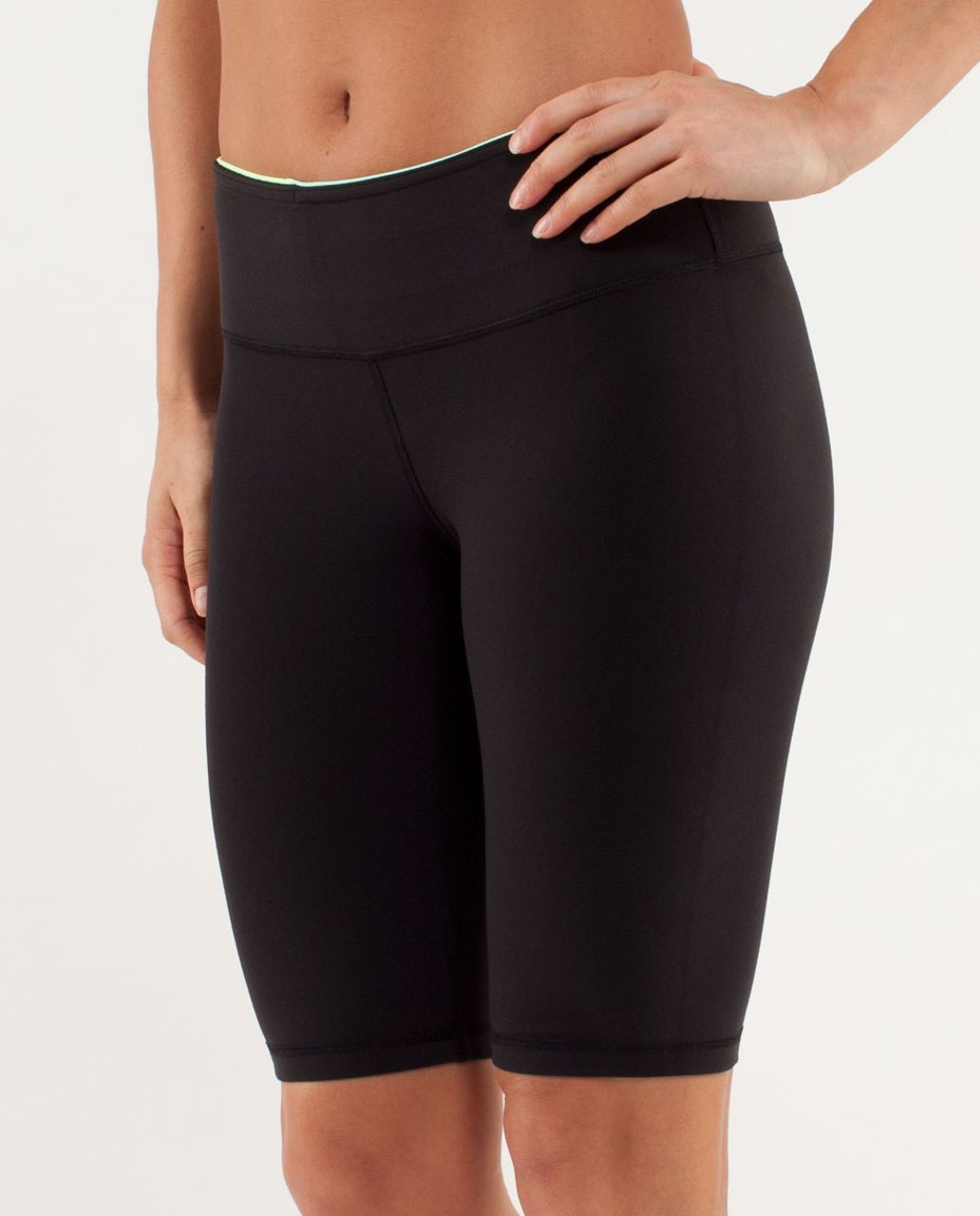 Lululemon Reverse Groove Short (Tall) - Black / Quilt Spring13 13