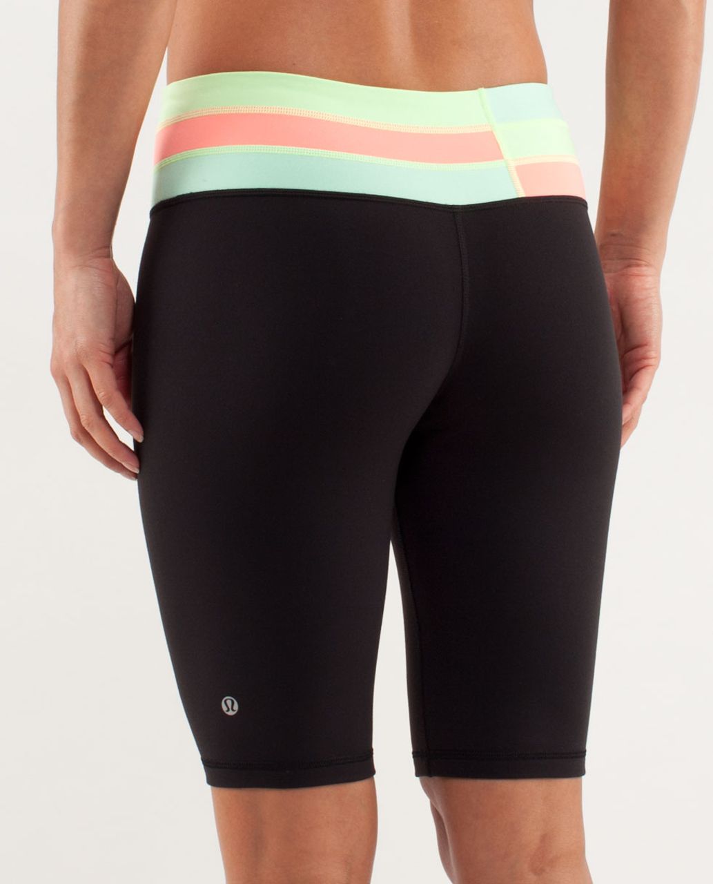 Lululemon Reverse Groove Short (Tall) - Black / Quilt Spring13 13