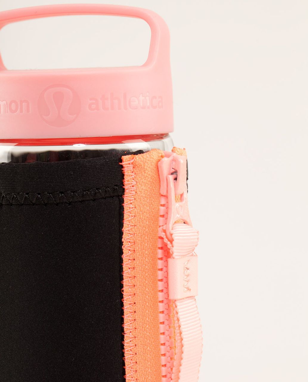 Lululemon Pure Balance Waterbottle *With Sleeve - Black / Bleached Coral