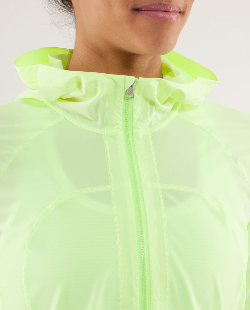 Lululemon Run:  Stash & Dash Pullover - Faded Zap