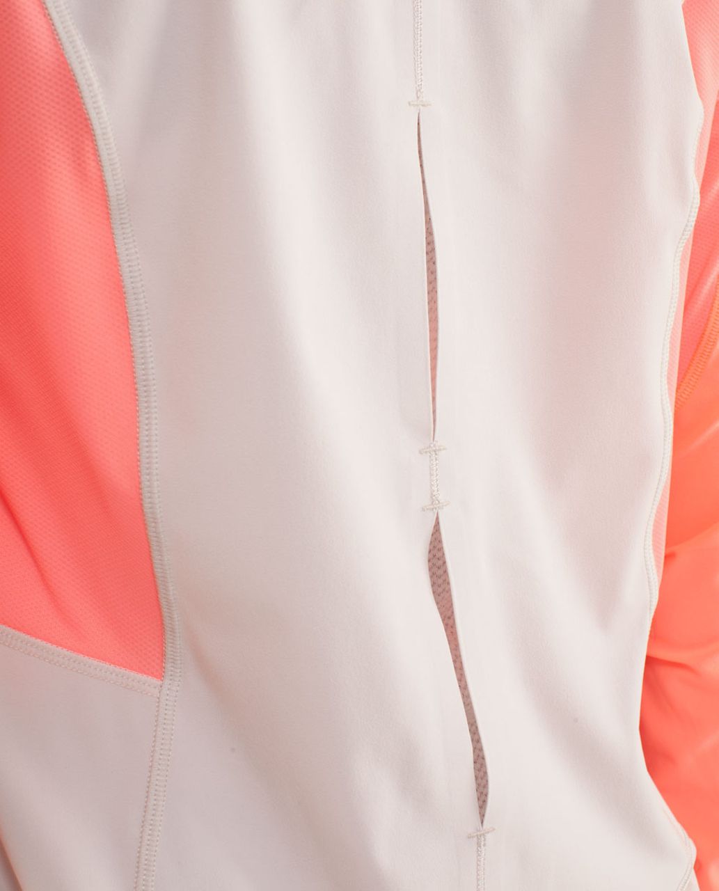 Lululemon Run:  Stash & Dash Pullover - Dune / Pop Orange