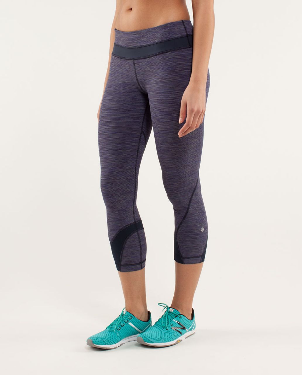 Lululemon Run: Inspire Crop II - Wee Are From Space Deep Indigo