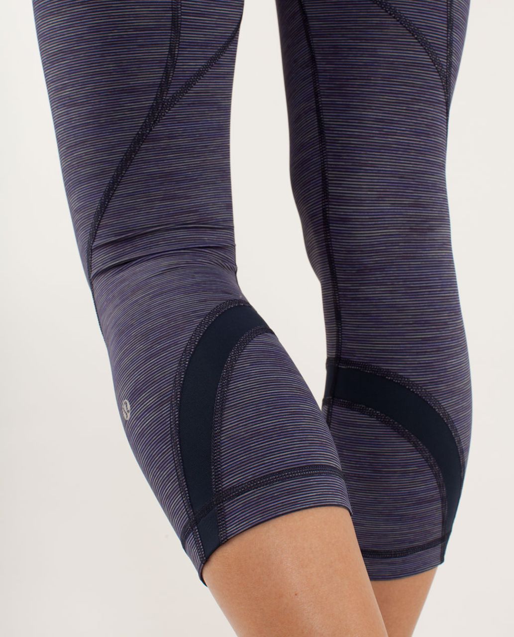 Lululemon Run:  Inspire Crop II - Wee Are From Space Deep Indigo Multi / Inkwell