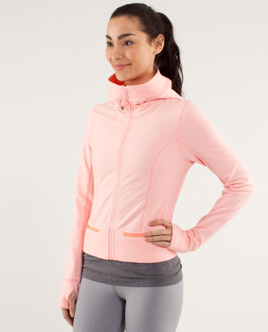 Lululemon Throw Me Over Hoodie - Bleached Coral