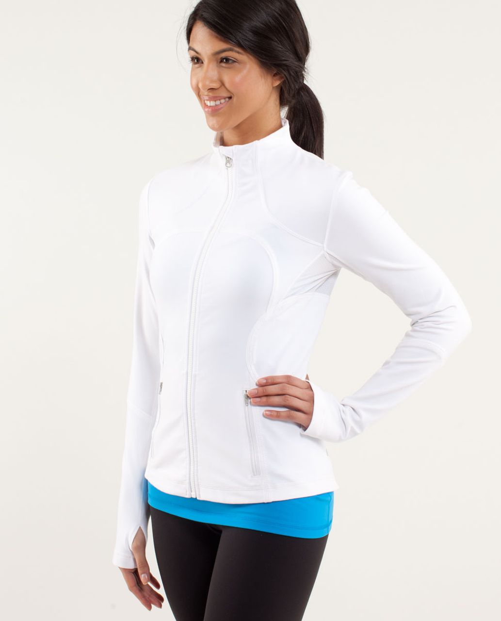 Lululemon Forme Jacket - White - lulu fanatics