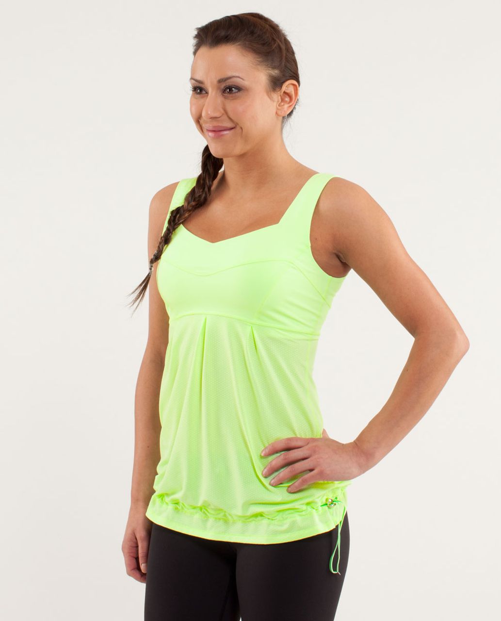 Lululemon Run:  Tame Me Tank - Faded Zap