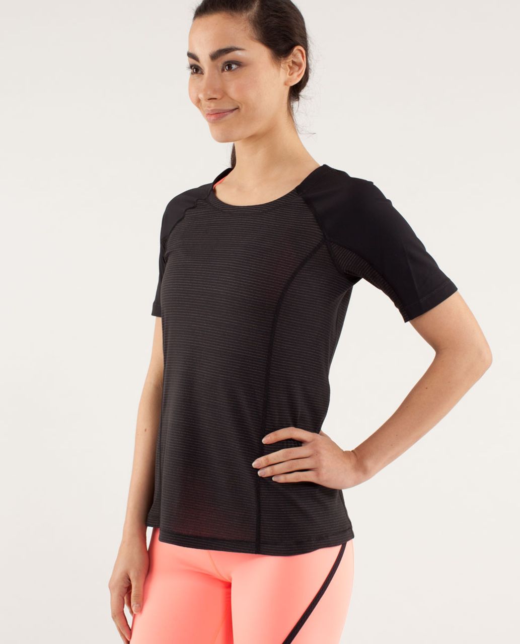 Lululemon Run:  Turn It Up Tee - Black