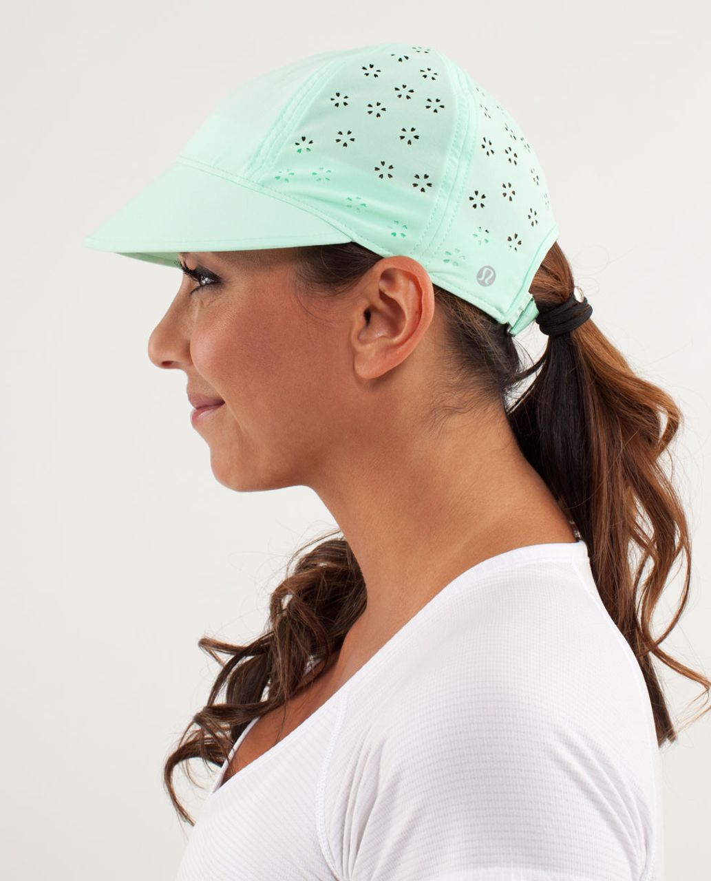 Lululemon Speed Demon Run Hat - Fresh Teal / Petit Dot Fresh Teal ...