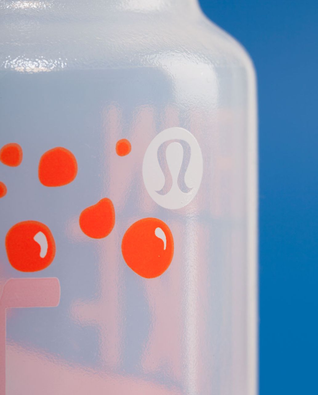 Lululemon Purist Cycling Water Bottle II - Run Like A Cheetah Pop Orange