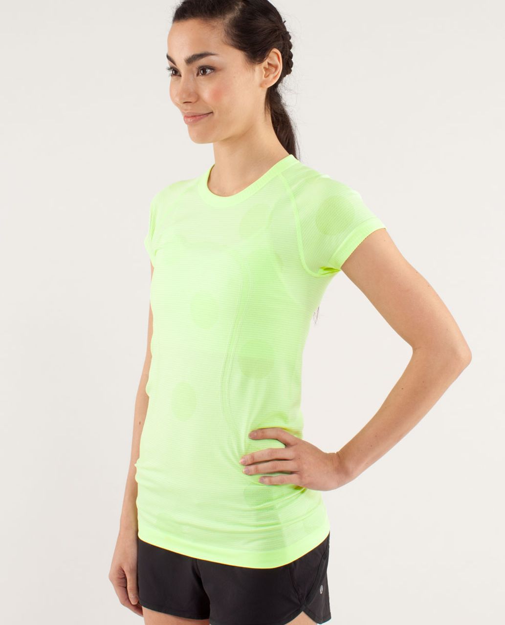 Lululemon Run:  Swiftly Tech Short Sleeve - Faded Zap