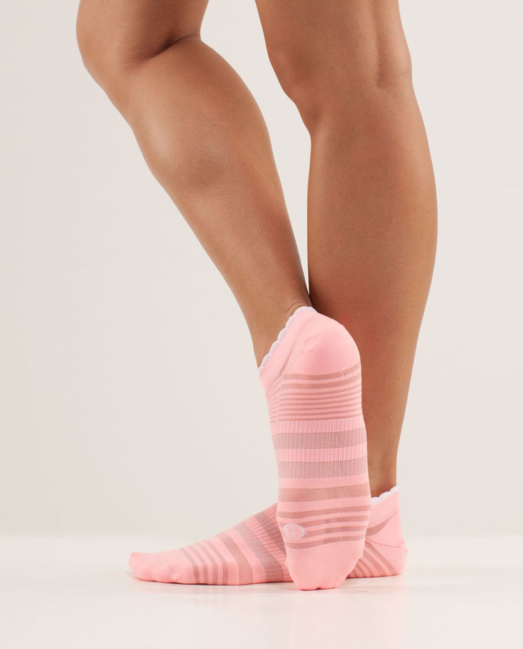 Lululemon Run For Ice Cream Sock - Strawberry Sundae Bleached Coral