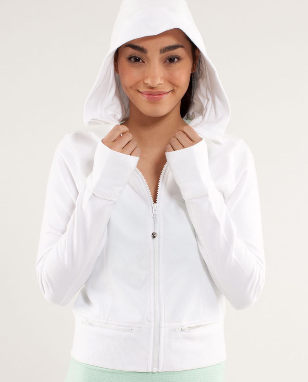 Lululemon Throw Me Over Hoodie - White