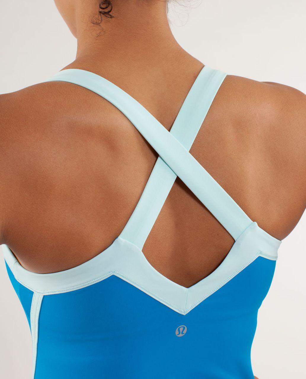 Lululemon Run:  Mile A Minute Tank - Beach Blanket Blue / Aquamarine