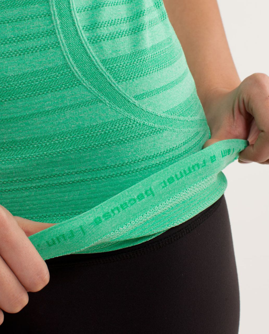 Lululemon Run:  Swiftly Tech V Neck - Very Green