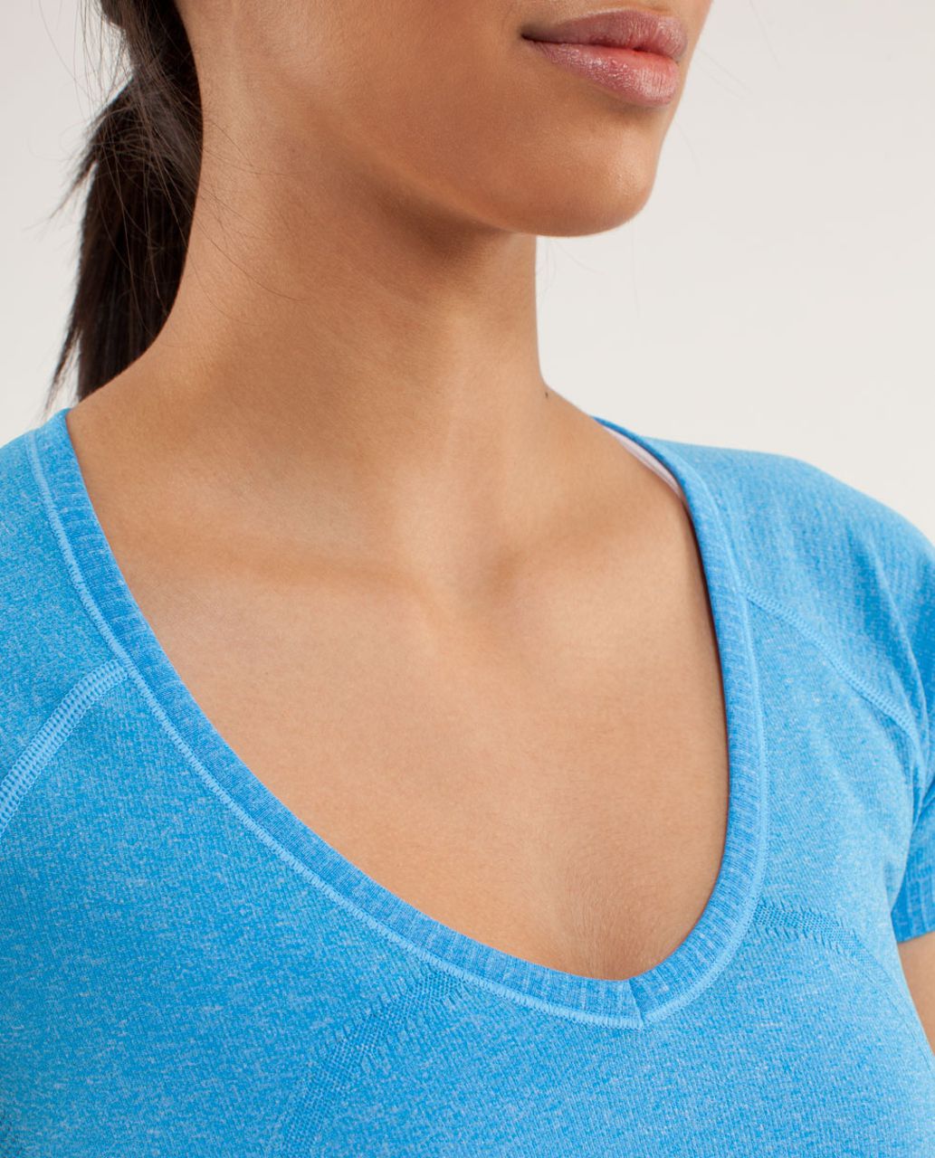 Lululemon Run:  Swiftly Tech V Neck - Beach Blanket Blue