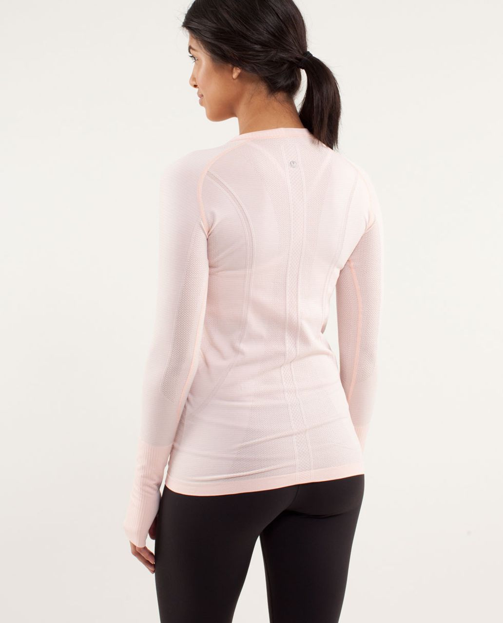 Lululemon Run:  Swiftly Tech Long Sleeve - Parfait Pink