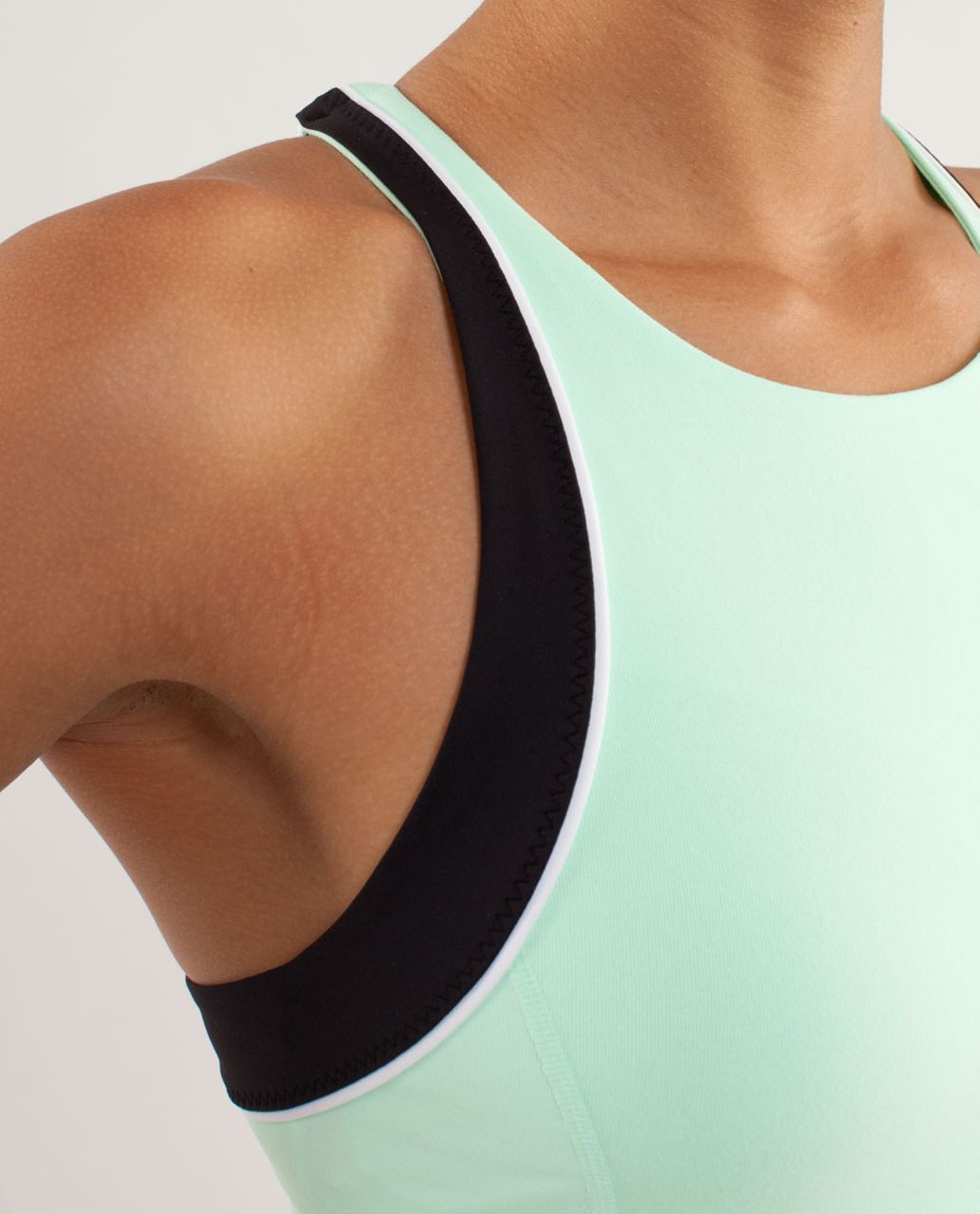 Lululemon Vinyasa Surf Tank - Fresh Teal / White / Black