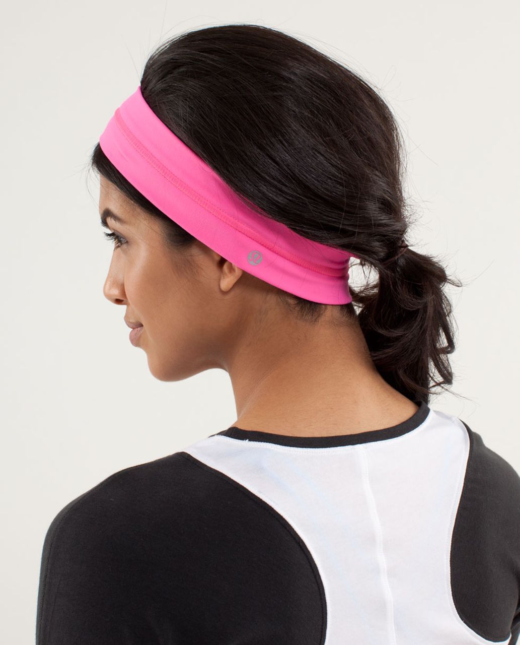 Lululemon Fly Away Tamer Headband - Pinkelicious