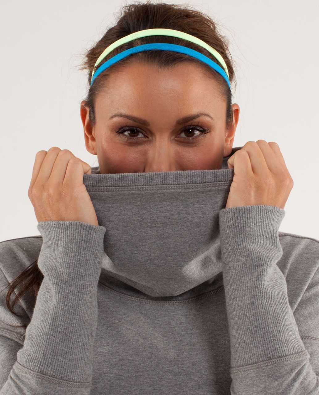 Lululemon Womens Cowl Funnel Neck Ruched Pullover Sweatshirt Gray Size -  Shop Linda's Stuff