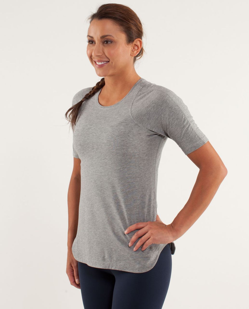 Lululemon Clari-Tee Short Sleeve - Vintage Sports Grey