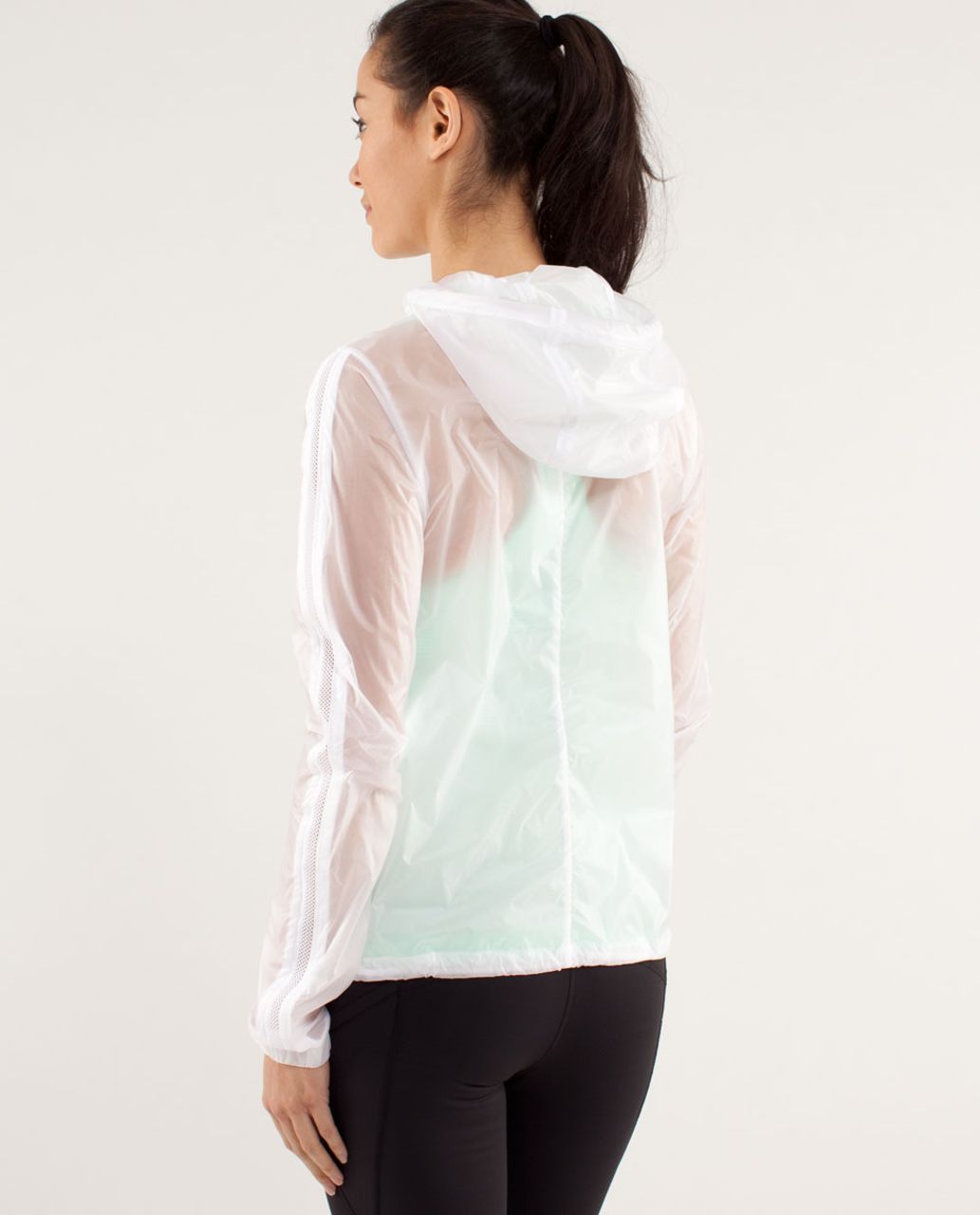 transparent running jacket