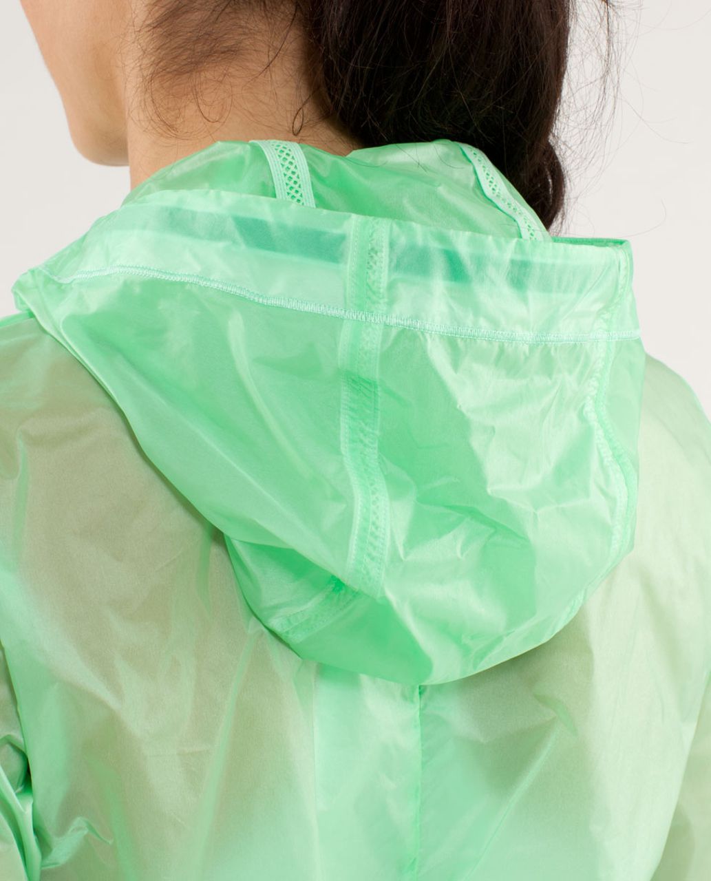 Lululemon Transparent-See Jacket - Fresh Teal / Very Green
