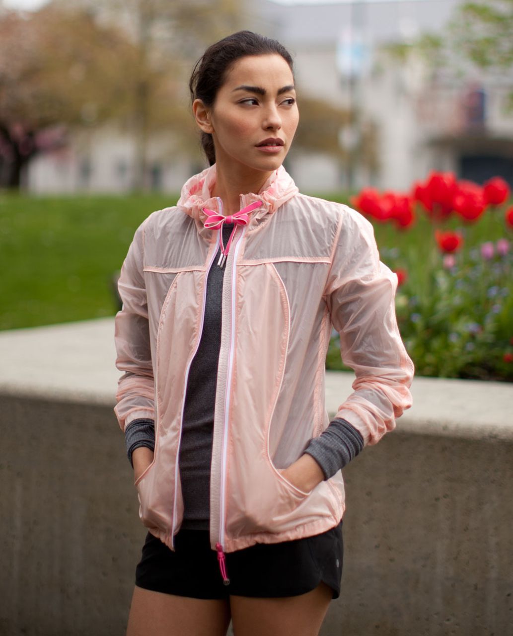 Lululemon Transparent-See Jacket - Parfait Pink / Pinkelicious