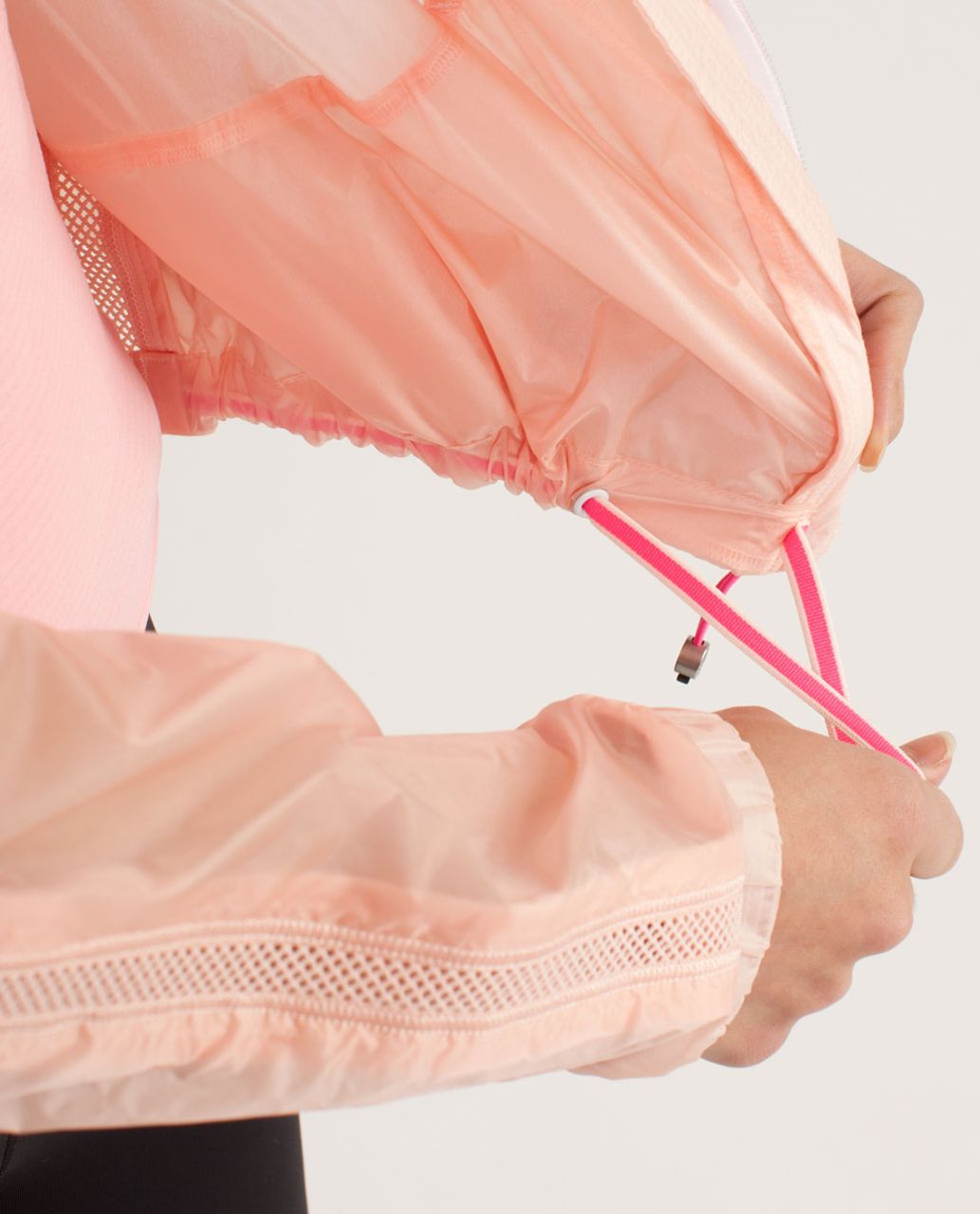 Lululemon Transparent-See Jacket - Parfait Pink / Pinkelicious