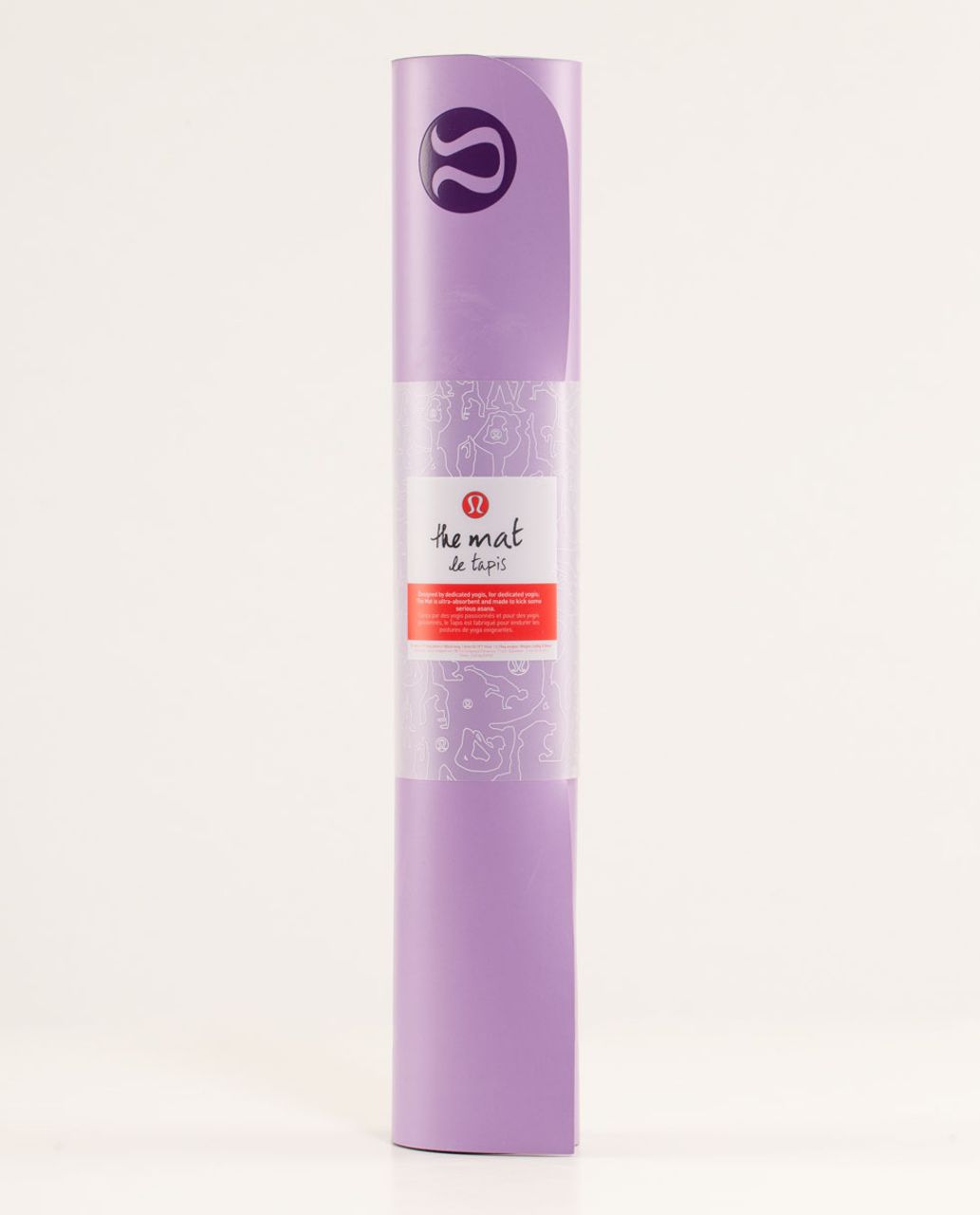 Lululemon Reversible Yoga Mat Wordmark 5mm, Sonic Pink Rainbow unisex nwt