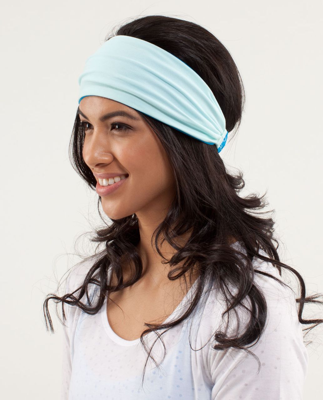 Lululemon Bang Buster Headband *Reversible - Beach Blanket Blue / Aquamarine