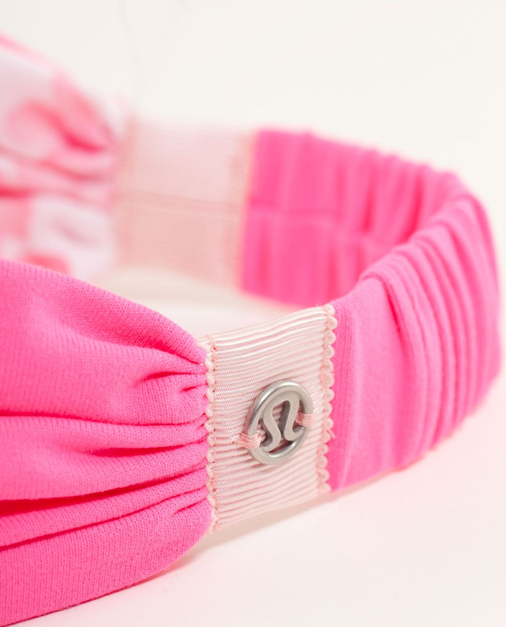 Lululemon Bang Buster Headband *Reversible - Pinkelicious / Frangipani Parfait Pink