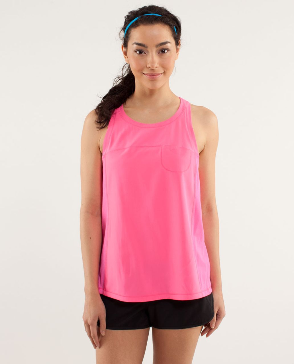 Lululemon Run:  Silver Lining Tank - Pinkelicious