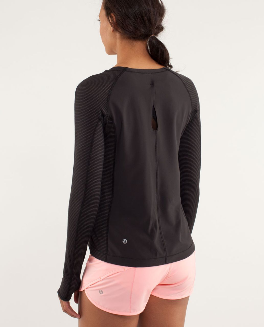 Lululemon Run: Silver Lining Long Sleeve - Black - lulu fanatics