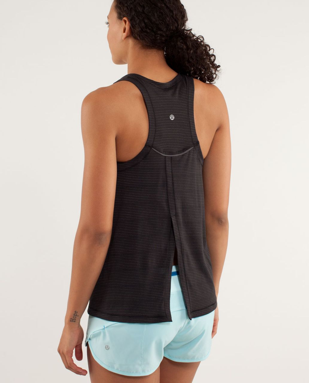 Lululemon Run:  Silver Lining Tank - Black