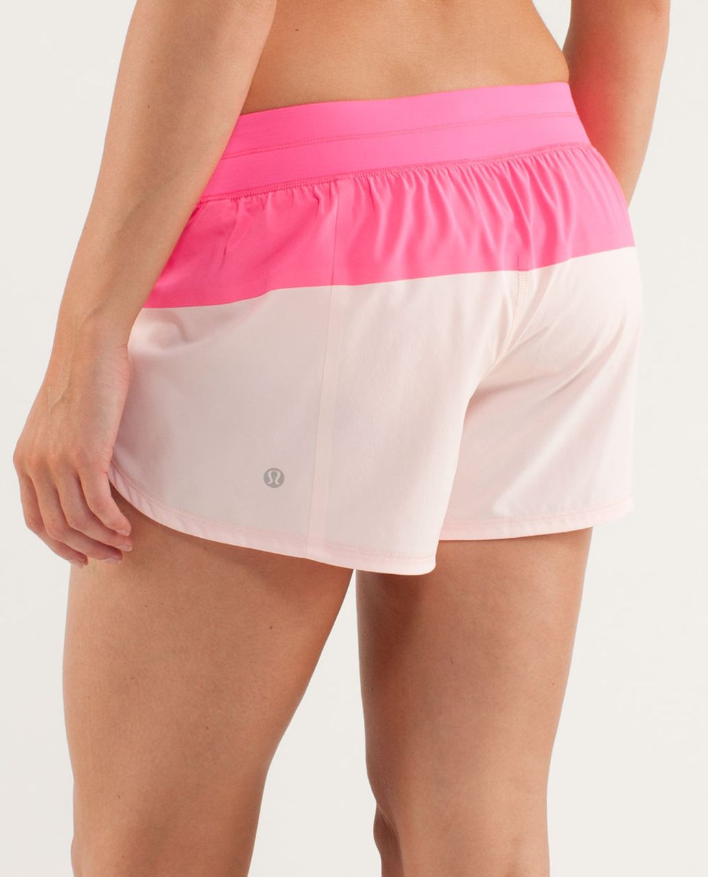 Lululemon Run:  Breeze By Short - Pinkelicious / Parfait Pink