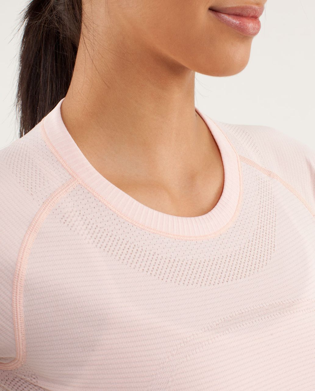 Lululemon Run:  Swiftly Tech Short Sleeve - Parfait Pink