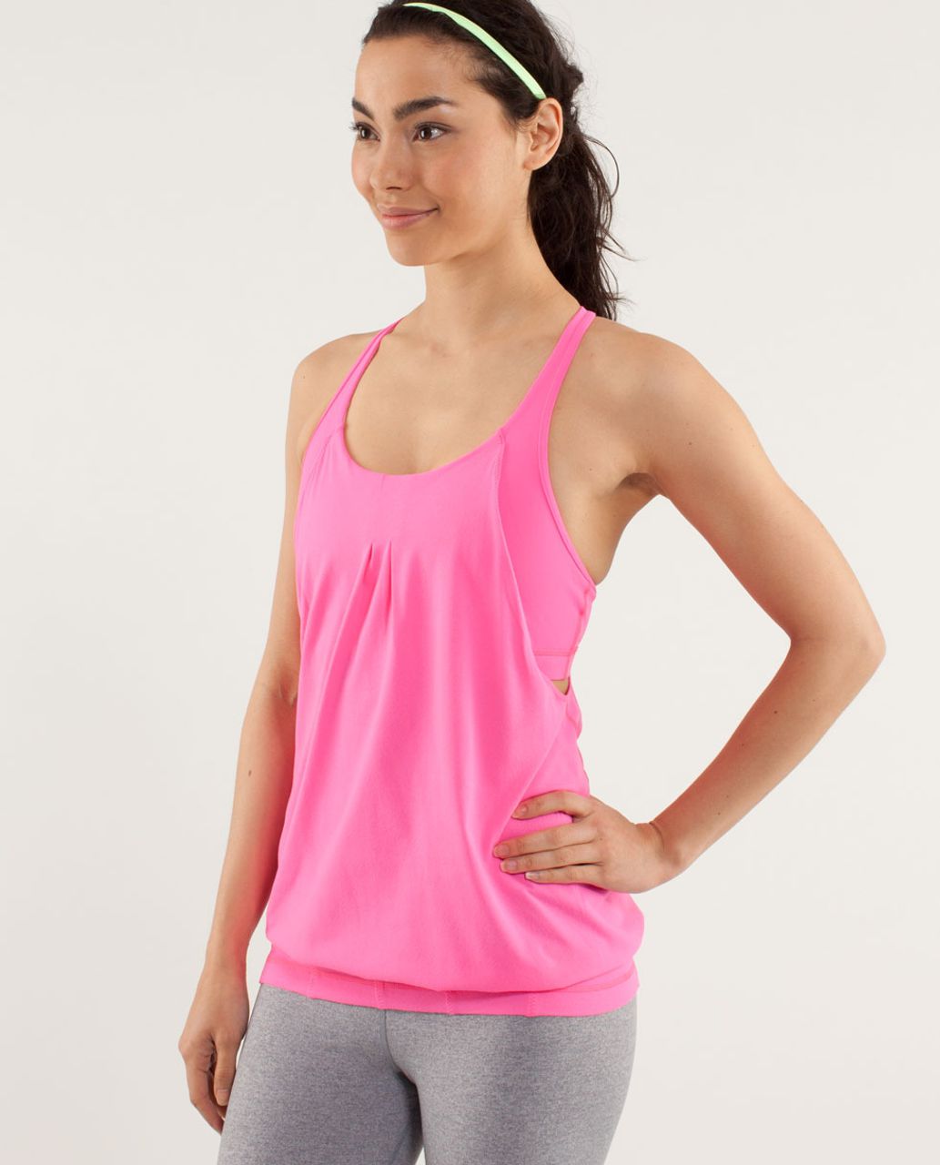 Lululemon Womens Practice Freely Tank Top Built in Bra Racerback