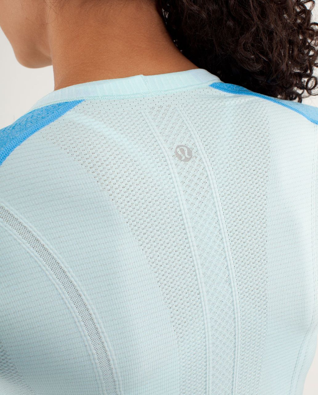 Lululemon Run: Swiftly Tech Long Sleeve - Aquamarine / Beach Blanket ...