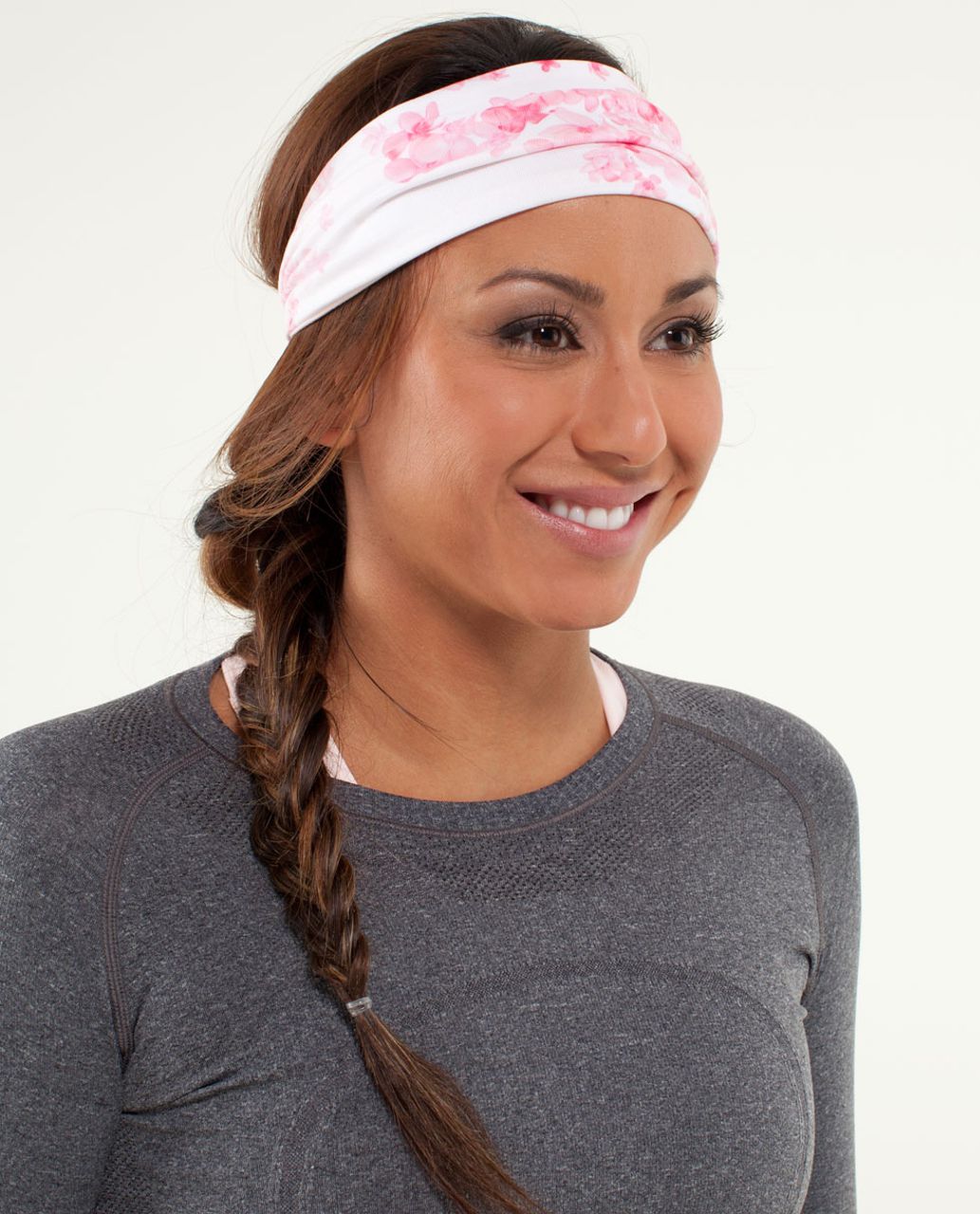 Lululemon Bang Buster Headband *Reversible - Frangipani Parfait Pink / Parfait Pink