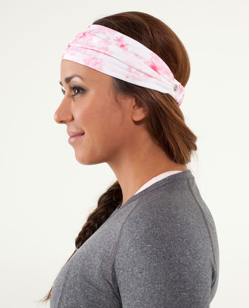 Lululemon Bang Buster Headband *Reversible - Frangipani Parfait Pink / Parfait Pink