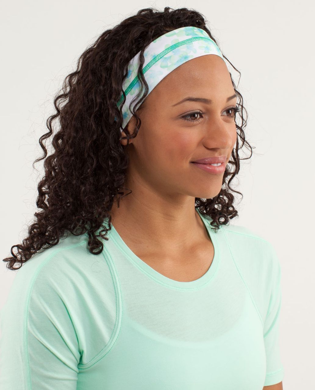 Lululemon Fly Away Tamer Headband - Frangipani Very Green